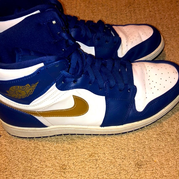 Jordan Other - Air Jordan 1 (White and Blue) M 10.5